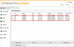 Multi-User Sessions